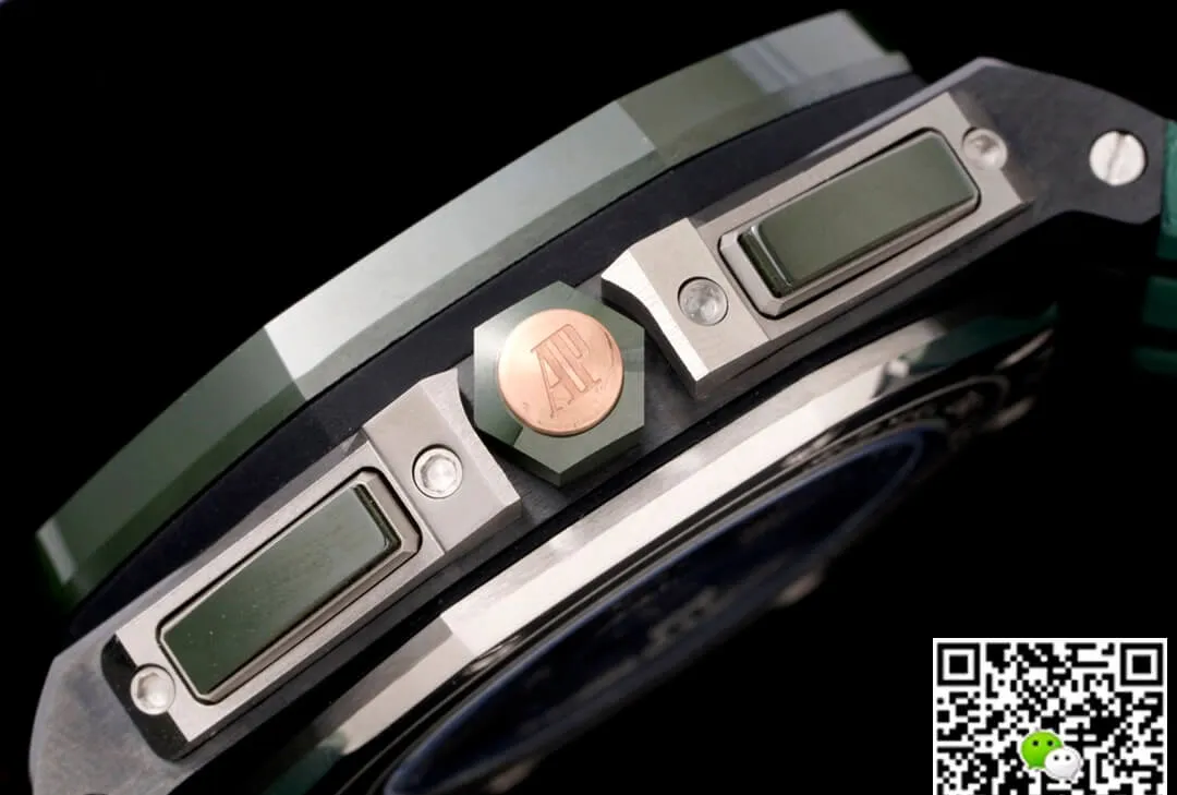 Audemars Piguet Royal Oak Offshore 26405CE.OO.A056CA.01 RS Factory 1:1 Best Edition Replica Watch Green Strap